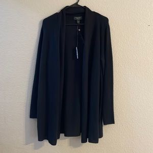 Black cashmere cardigan